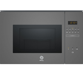 horno microondas integrable balay 3cg5172a0 20 litros con grill cristal gris antracota