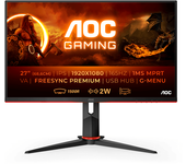27in 1920x1080 16:9 1ms c27g2u bk 1000:1 vga dp hd mi
