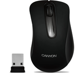 canyon raton optico inalambrico 2.4ghz con 3 botones dpi 1200 negro cne-cmsw2
