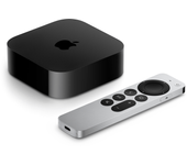 apple tv 4k 128gb wifi + ethernet black
