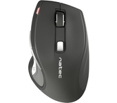raton natec jaguar optico inalambrico 2400 dpi negro gris