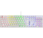 teclado mecanico mars gaming mk422 white switch rojo pr de 100hz anti-ghosting avanzado iluminacion rgb