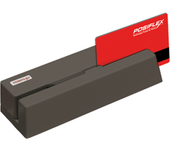 lector tarjetas posiflex  3 pistas. usb negro
