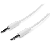 3m white slim 3.5mm stereo