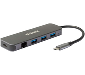 5-in-1 usb-c hub 1 x gigabit ethernet - 3 x usb 3.0 - 1 usb -c