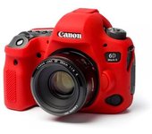 Funda de silicona Easycover para Canon 6D Mark II Roja