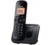 Teléfono inalámbrico digital Panasonic KX-TGC210 Negro