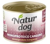 Naturdog Wet Monoproteico Canguro Grain Free 6 x 200 gr