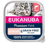 Eukanuba Senior Grain Free Paté Salmón Gato 16 x 85 gr