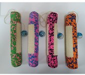 COMPLEMENTOS Rascador Portátil Con Cascabel 36 X 7 Cm - Rosa