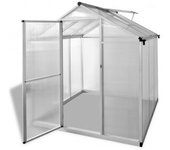 vidaXL Invernadero De Aluminio Gris Antracita 3.46 M²