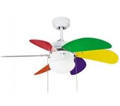 Wonderlamp Ventilador De Techo Con Luz Basic Multicolor
