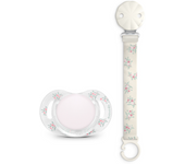Pack Chupete y Broche Tela Poetry 0-6 meses de Suavinex