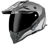 Bogotto H331 BT Tour EVO Bluetooth Casco de enduro - Negro Gris (L)