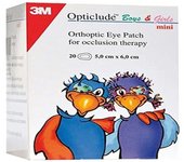 Opticlude Parches Oculares Impresos Mini 5x6 cm 30 unidades