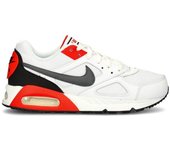 Nike - Zapatilla Air Max Ivo, Hombre, White-Dk Grey-Habanero Red-Black, 9,5 USA