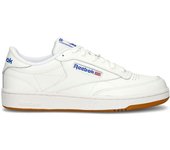 Reebok - Zapatilla Club C 85, Hombre, White-Royal-Gum, 44