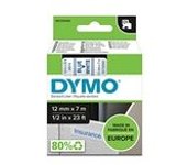 Dymo 45014 (S0720540) cinta plástica azul sobre blanco 12mm
