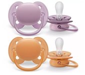 Philips Avent Chupete Silicona Ultra Soft 6 - 18 Meses Lila/naranja 2 Ud