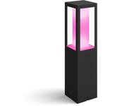 Philips Hue White & Color Ambiance LÁMPARA DE PEDESTAL PARA EXTERIORES IMPRESS - Negro