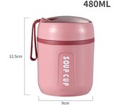 Lonchera con aislamiento, Taza para papilla, lonchera, Caja para SOPA, Balde de flecha portáthil, Olla para SOPA multiusos, mini Balde con aislamiento
