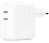 Apple Power Adapter Cargador Dual USB-C 35W Blanco para MAC/iPhone/iPad