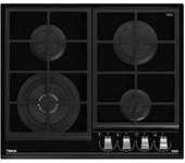 Teka GZC 64320 XB Placa de Gas Butano 4 Zonas 60cm Cristal Negro