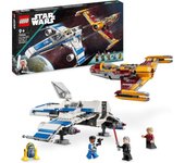 Lego Star Wars Ala-E de la Nueva República vs Caza Estelar de Shin Hati