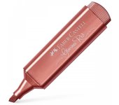 Faber Castell Textliner 46 Caja de 10 Marcadores Fluorescentes Rojo Metálico