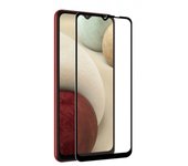 Muvit for Change Cristal Templado Plano Marco Negro para Samsung Galaxy A12
