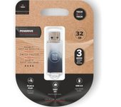 Pendrive Tech One Tech Gradient B&W 32GB USB 2.0 Blanco y Negro Degradado
