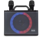 Prixton Partygo Karaoke Portátil RGB con 2 Micrófonos Bluetooth Luz Led