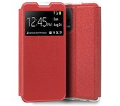 Cool Funda Flip Cover Liso Rojo para Xiaomi Redmi Note 12 5G/Poco X5 5G