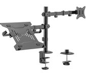 Aisens DTL32TSR-193 Soporte de Mesa para Portátil/Monitor/TV hasta 9Kg de 17-32 Negro