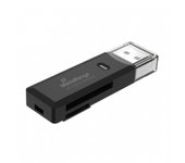 Lector de tarjetas SD Mediarange MRCS507 USB 3.0 5 Gbit/s Negro Plug&Play