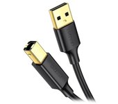 Cable USB Ugreen US135 USB 2.0 a Tipo-B 1m Blindaje Doble Plug&Play Negro