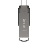 Pendrive Lexar LJDD400128G-BNQNG 128GB USB Tipo C 3.2 Gen 1 130MB/s Gris