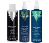 Valquer Pack cold keratin - Champú preparador + Keratina + Ice Hair Mask Total Repair. Un tratamiento que devolverá la vida a tu cabello y podrás lucir una melena bonita, hidratada y sana en tiempo express. De Valquer Laboratorios para cabellos dañados.
