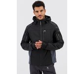 Softshell Boriken - Negro - Chaqueta Hombre talla M