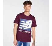 New Balance Frame - Granate - Camiseta Hombre talla 2XL