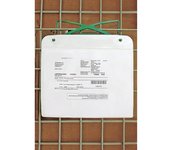 kaiserkraft Bolsa sobre, magnética, con ganchos y franjas magnéticas, para papel de formato DIN A4, H x A 220 x 310 mm, formato apaisado, UE 25 unid.