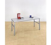 RAU Puesto de trabajo modular, de altura regulable de forma manual entre 650 y 1000 mm, mesa base, A x P 1200 x 700 mm