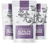 FutuNatura 3x Alfalfa orgánica en polvo, en total 750 g
