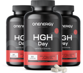 OnEnergy 3x HGH Day – Natural HGH Booster, en total 180 cápsulas