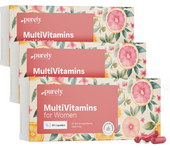Purely Nutrition 3x Multivitaminas para mujeres, en total 180 cápsulas