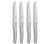 Lou Laguiole Estuche de 4 cuchillos carne acero inoxidable acero