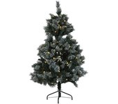 Fijalo Arbol navidad led pvc nevado verde 100x100x150cm