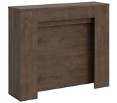 Itamoby Consola extensible 90x25/211 cm efecto madera nogal