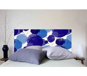 Mademoiselle Tiss Cabecero de tela sin soporte de madera de 160 × 70 cm