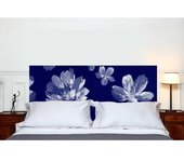 Mademoiselle Tiss Cabecero de tela sin soporte de madera de 160 × 70 cm